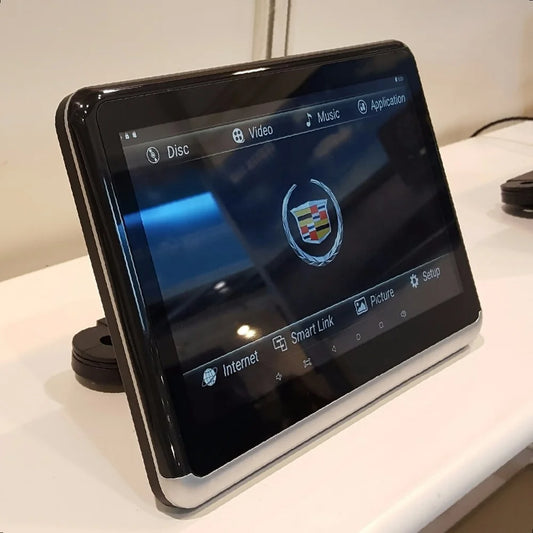 Dongshun 10.1 Inch Android Car Headrest Monitor – Portable Rear Seat Entertainment Screen with WiFi, Bluetooth & IPS Display