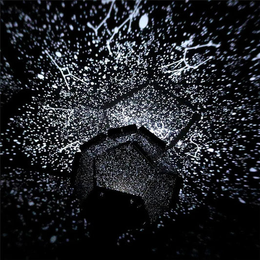 3D žvaigždėto dangaus naktinio apšvietimo projektorius LED romantiška žvaigždėta lempa galaktika kosminė projekcija vaikams dovanų namų vakarėlio dekoravimui