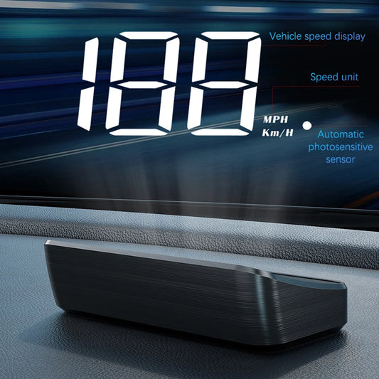 GPS Head-Up Display (HUD) Speedometer Digital Windshield Speed Projection for All Vehicles