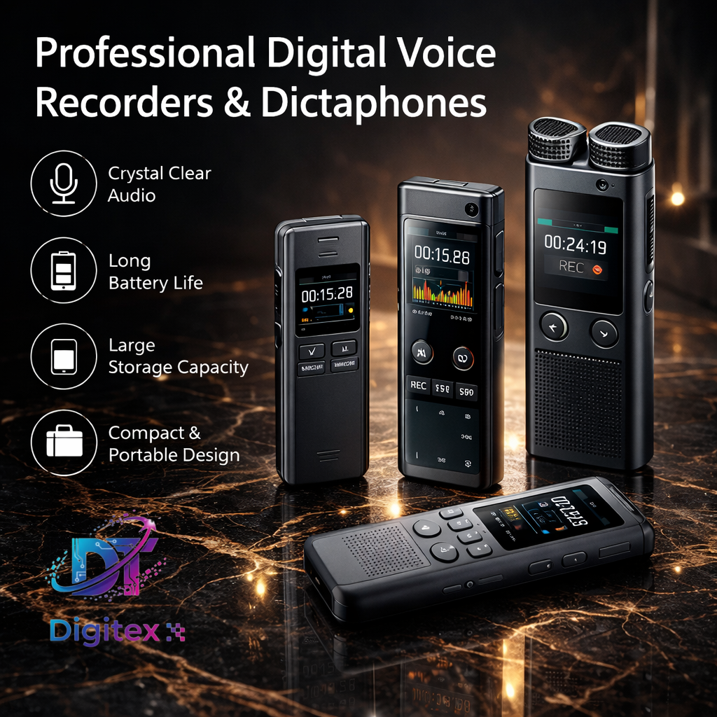 Professional Digital Voice Recorders / Dictaphones