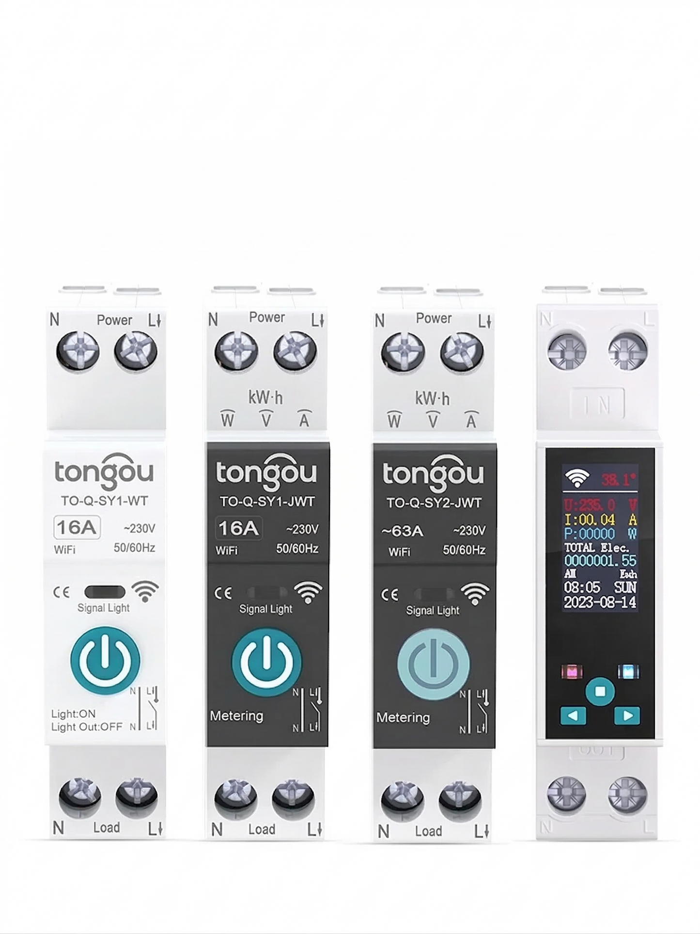 Smart WiFi DIN Rail Circuit Breaker – Energy Monitoring & Remote Control