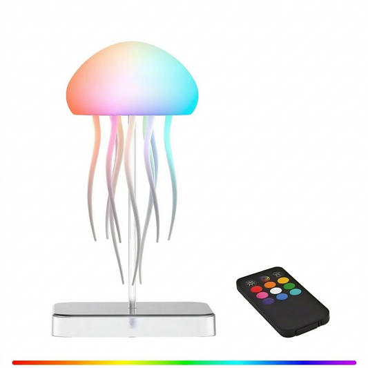 Bionic Jellyfish RGB LED Lamp – USB Rechargeable Ambient Night Light