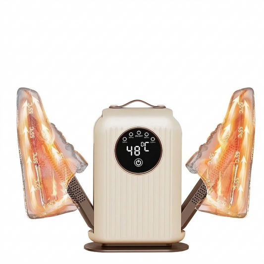 200W Electric Shoe & Boot Dryer with 48°C Constant Temperature – Smart Timer Fast Dry Deodorizer (220V)