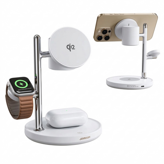 4 viename magnetinė belaidė įkrovimo stotelė 15 W (Qi2)