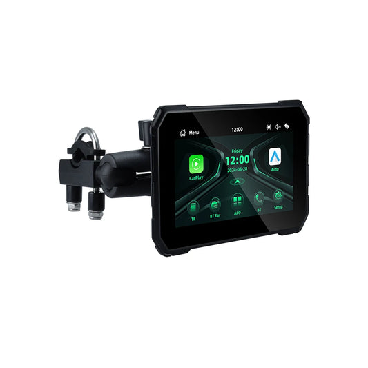 5 colių motociklo išmanusis ekranas su GPS