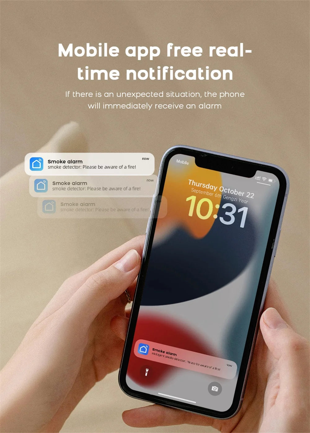 Smart WiFi Smoke Sensor