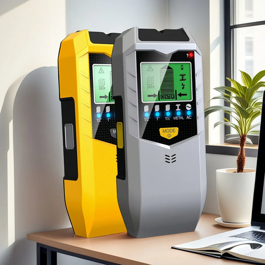 5 viename sienų skeneris ir sijų ieškiklis – metalo, vielos ir medienos aptikimo įrankis