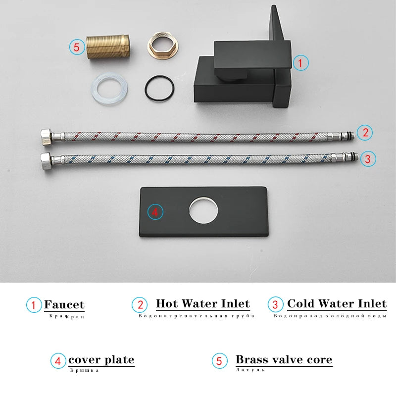 Smart LED Temperature Display Basin Faucet