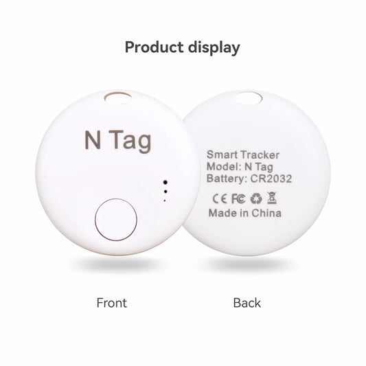 Bluetooth Smart Tag Air Tracker Tags Work with Find My APP (iOS Only) Tracking Locator Device Search Item Finder Luggage Key Bag