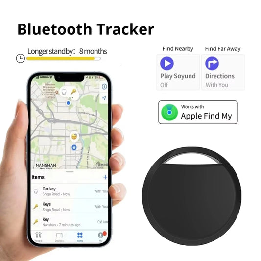 Bluetooth Smart Tag GPS Tracker Locator Tracking Device For iPhone Find My APP Anti-Lost Alarm Reminder Car Key Pets Kid Finder