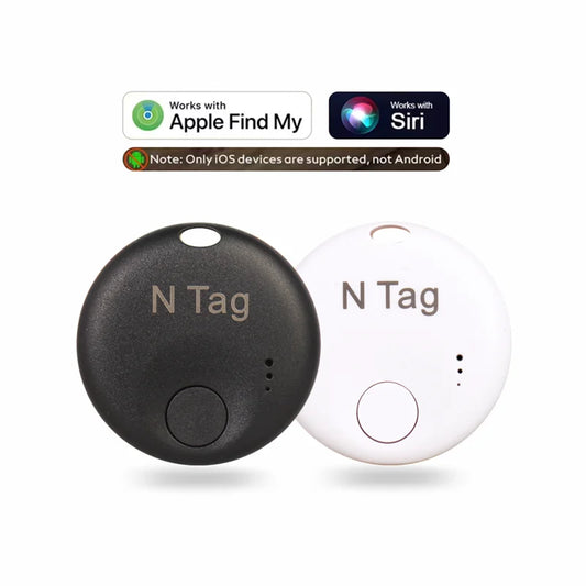 Bluetooth Smart Tag Air Tracker Tags Work with Find My APP (iOS Only) Tracking Locator Device Search Item Finder Luggage Key Bag