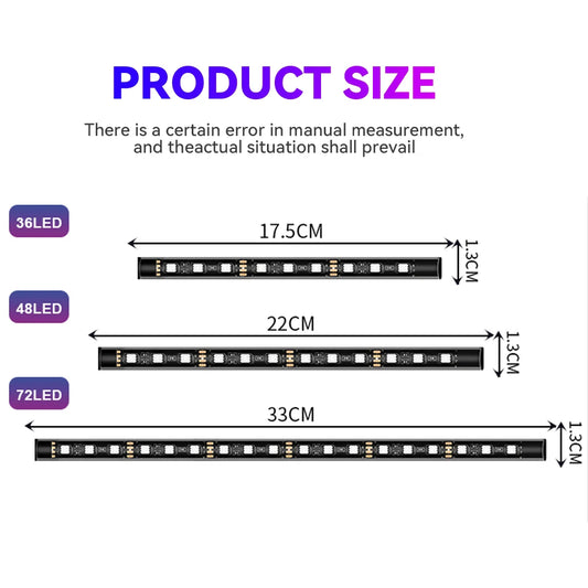 RGB Car Interior Ambient Light Kit