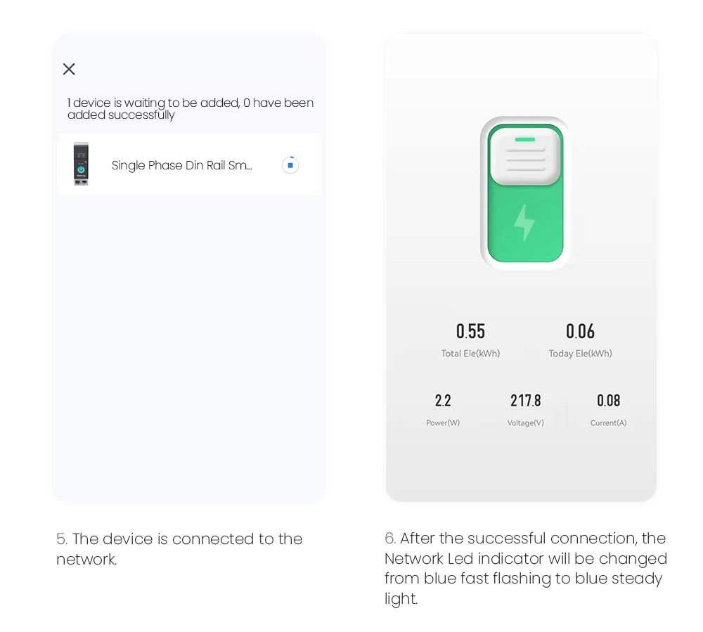 Smart WiFi DIN Rail Circuit Breaker – Energy Monitoring & Remote Control